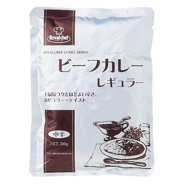レトルト ビーフカレー レギュラー 中辛 200g UCC RCH/ロイヤルシェフ 業務用/0109ｘ２食セット/卸/送料無料メール便