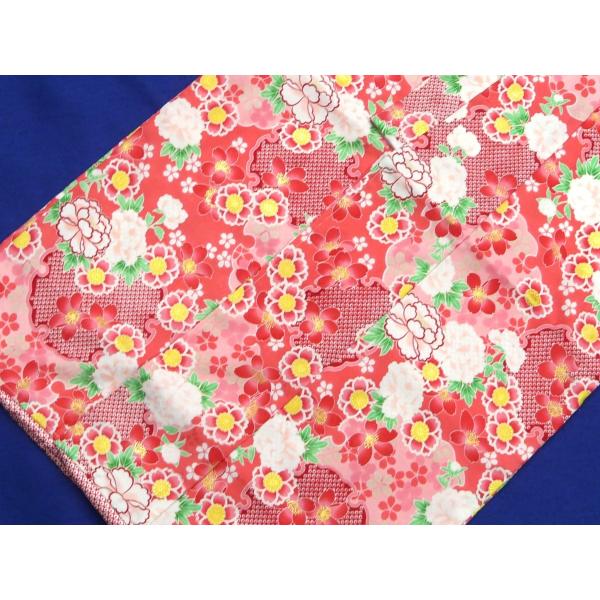 七五三 7歳 女児 祝着 洗える ピンク 花柄 RYOKO KIKUCHI ひな祭り