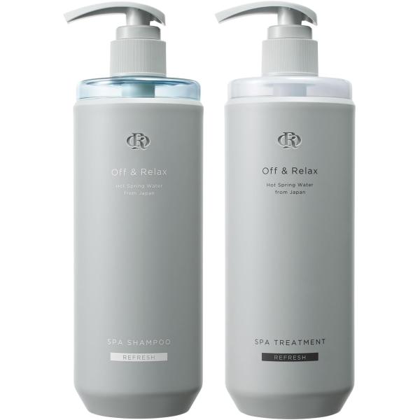 【さらりとなびく髪へ】 Off&Relax OR スパ・シャンプー スパ・ヘアトリートメント リフレッシュセット 460ml カシス＆ミュゲの香り