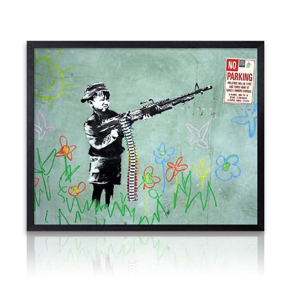 アートパネル Banksy バンクシー No Parking ノーパーキング