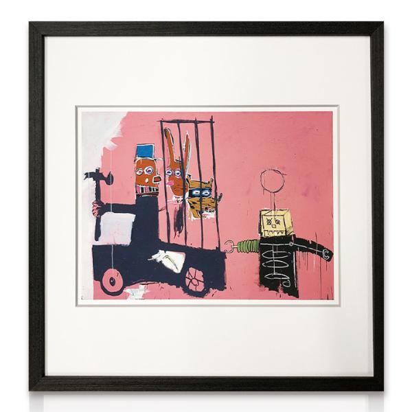 ジャン ミシェルバスキア 油絵油彩画 裏面サインあり 絵画4 アートパネル Jean-Michel Basquiat ジャン＝ミシェル・バスキア