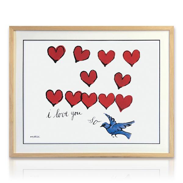 アートパネル Andy Warhol アンディ・ウォーホル I LOVE YOU SO, C