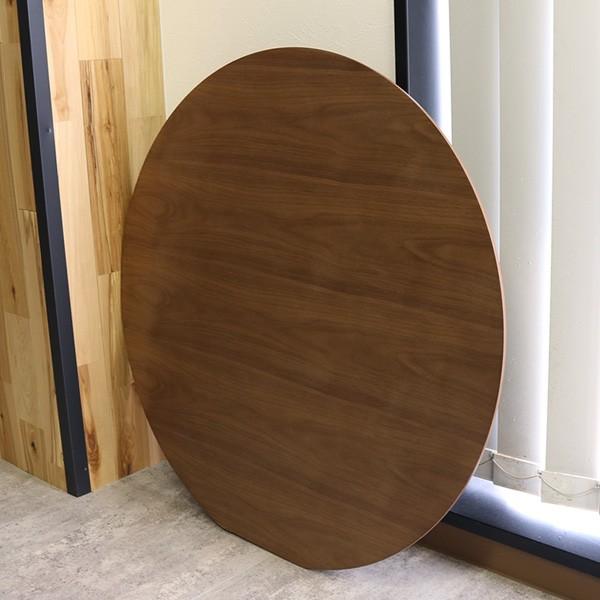 センターテーブル 折りたたみ 円形 幅80cm 座卓 ウォールナット突板 丸テーブル 完成品 折れ脚 sjta19012702
