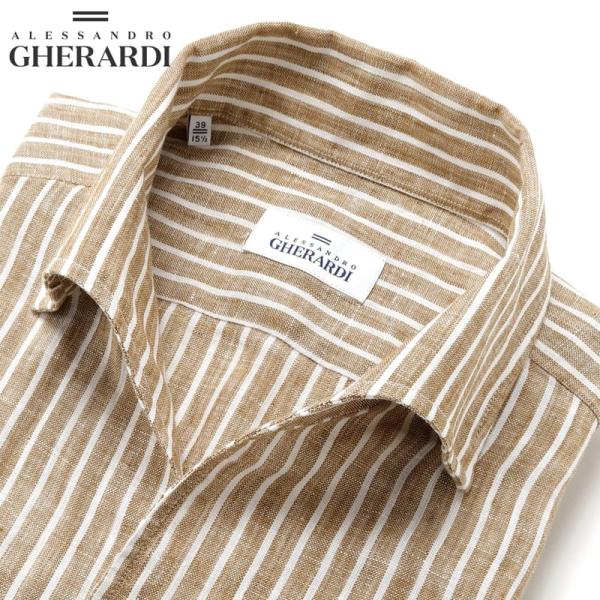 ※toshi　未使用　ALESSANDRO GHERARDI シャツ2点 ALESSANDRO GHERARDI / アレッサンドロゲラルディ】 Linen