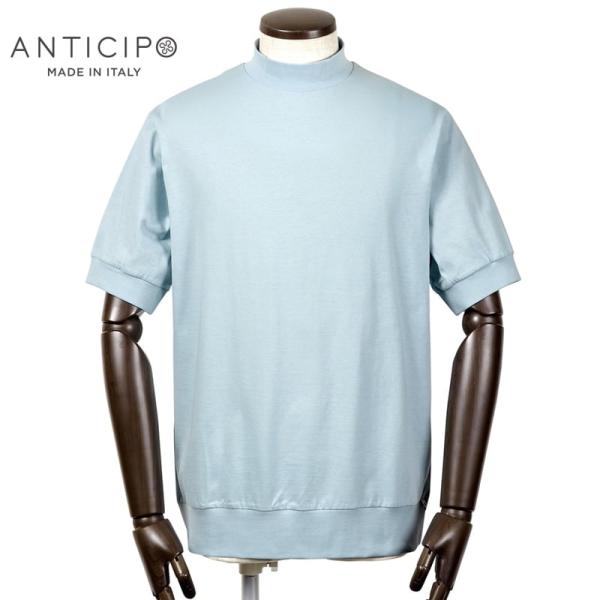 アンティーチポ ANTICIPO / 60番手単糸コットンスムース半袖 アンティーチポ ANTICIPO / 60番手単糸コットンスムース半袖
