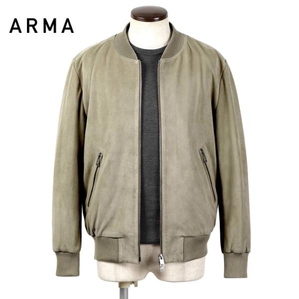 アルマ ARMA ／ ゴートスエードボンバージャケット「DIDIER」（ライト