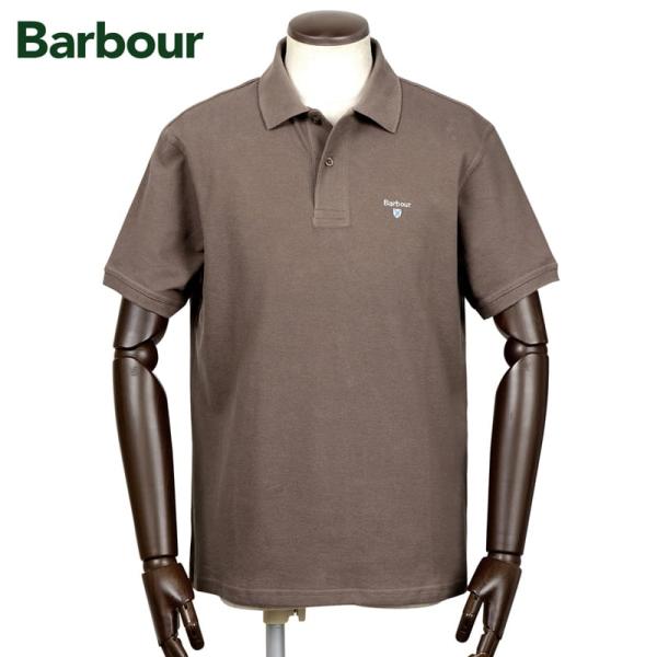 Barbour（バブアー） Barbour ／ 26SS コットン鹿の子リブカラー半袖