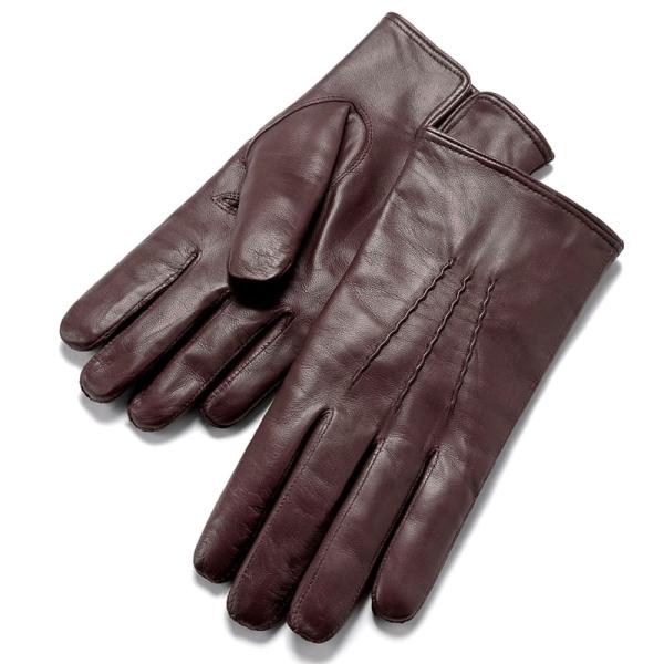 ペッカリー caridei 濃茶 サイズ8 カシミヤ製ライニング CARIDEI カリデイ ／ カシミヤライニングラムナッパレザー