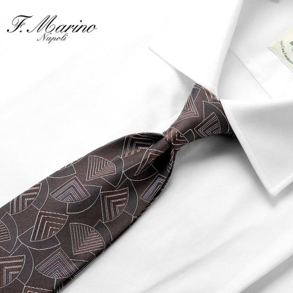 Francesco Marino ／25-26AW ウールツイルソリッドネクタイ Francesco
