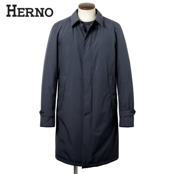 【極美品】HERNO ヘルノ　ステンカラーコート 防水性トレンチコート 48 M 極美品】HERNO ヘルノ ステンカラーコート 防水性トレンチコート 48 M