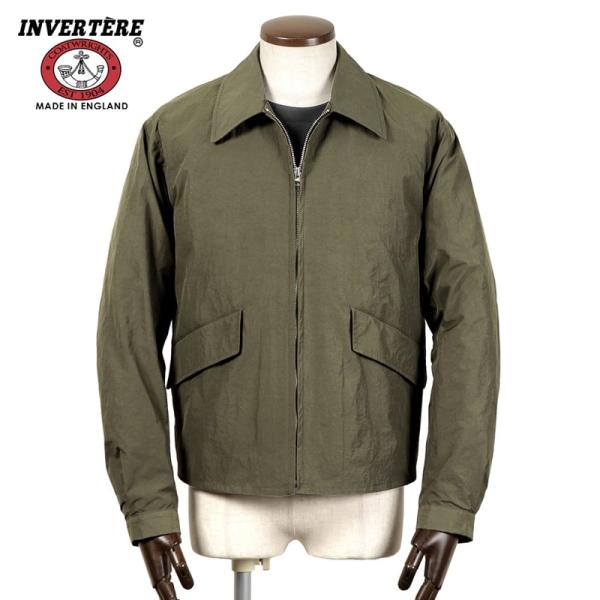 旧タグ INVERTERE インバーティア カントリージャケット38英国製カーキ WAIPER.inc イギリス軍 ヴィンテージ グリーンデニム トラッカー