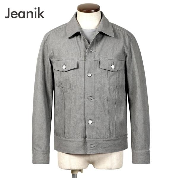 ジーニック JEANIK ／ ウォッシュドコットンブラックデニムジャケット