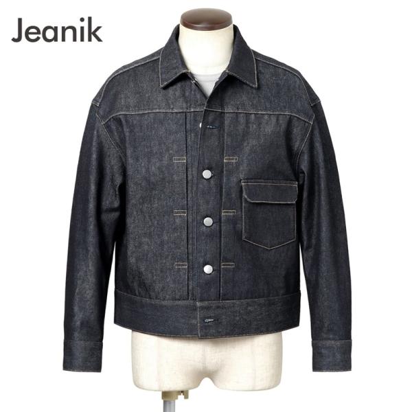 ジーニック JEANIK ／ ワンウォッシュコットンデニムジャケット
