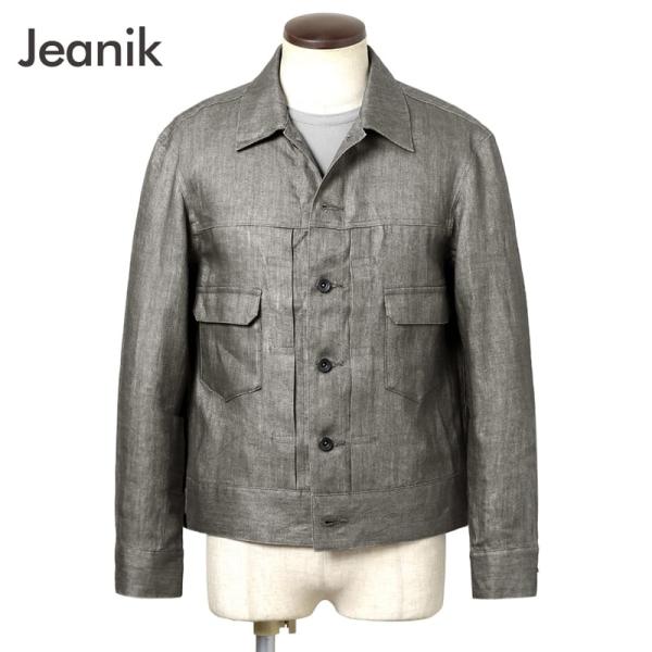 ジーニック JEANIK ／国内正規品／ 26SS 墨染めリネンツイルトラッカー