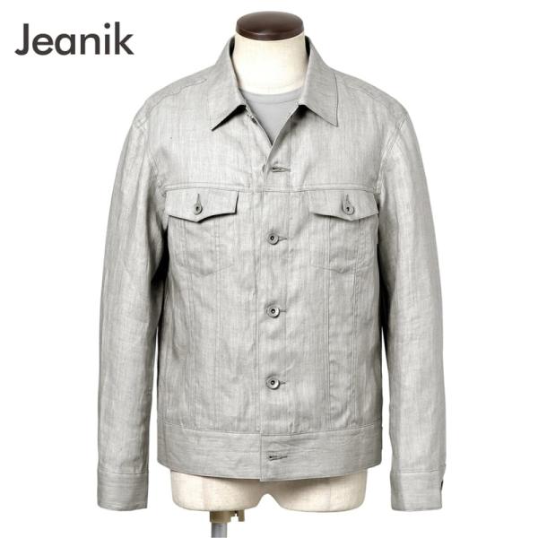 threetimes シズニルック ジーニック JEANIK ／国内正規品／ 26SS 墨染めリネンツイルトラッカー