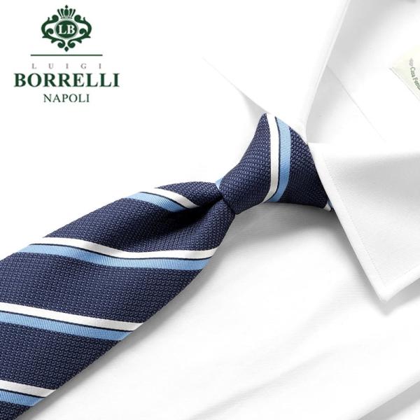 新品 ルイジボレッリ ネクタイ LUIGI BORRELLI 【SALE】ルイジボレッリ ／ 25SS シルクジャ
