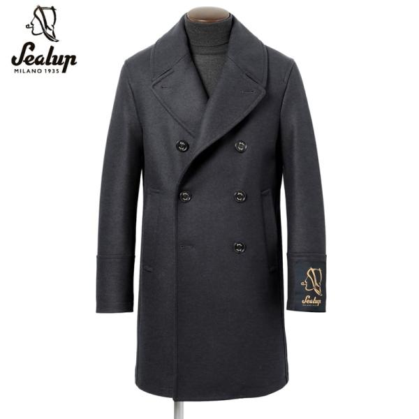 シーラップ Sealup ／ ウールメルトンロングピーコート「GENOVA