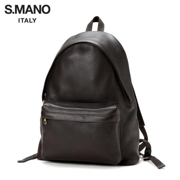 【ともじるさま専用】S.MANO 黒 レザー リュック・バックパック S.MANO エス マーノ エスマーノ バッグ バックパック リュック