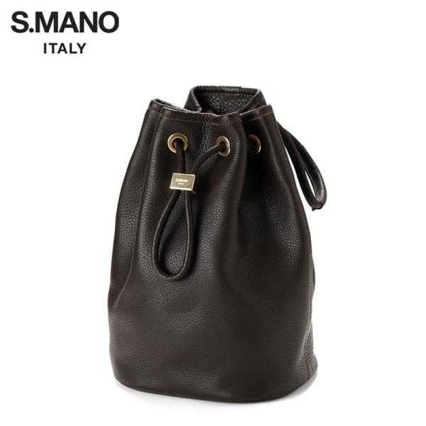 エスマーノ S.MANO ／ イタリアンキップレザードローストリングバッグ