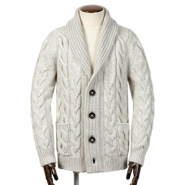 J6042美品セッテフィーリカシミア カシミヤ100%スタンドカラーカーディガン J6042美品セッテフィーリカシミア カシミヤ100%スタンドカラー