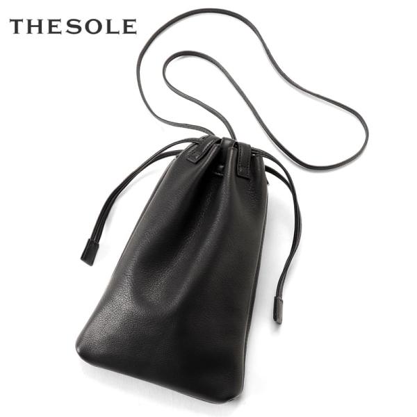 ★THE SOLE★2wayサドルレザードローストリングバック ザソール THE SOLE ／国内正規品／ サドルレザー2WAYドローストリング
