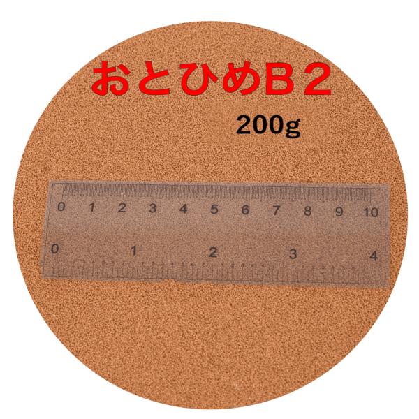 日清丸紅飼料 おとひめB2　200g   (0.36〜0.62mm)  沈降性(沈下性) 小分け  メダカ めだか 金魚 グッピー 熱帯魚 餌 エサメダカの餌