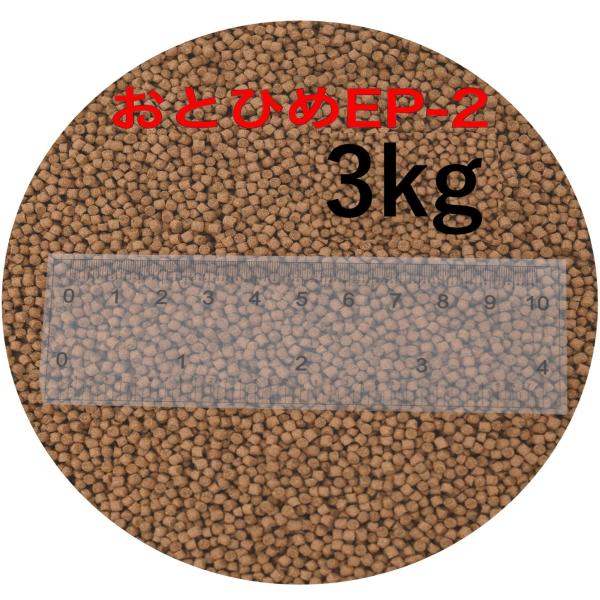 日清丸紅飼料 おとひめEP2(約1.9〜約2.0mm)  3kg(500g×6袋) 沈降性(沈下性) 金魚 アロワナ 肉食魚に
