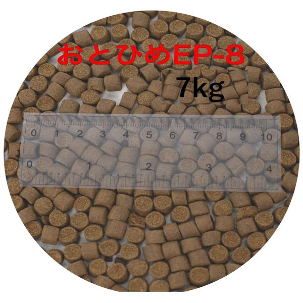 日清丸紅飼料 おとひめEP8(約6.8mm〜約8.0mm)  7kg(500g×14袋) 沈降性(沈下性) 金魚 アロワナ 肉食魚に