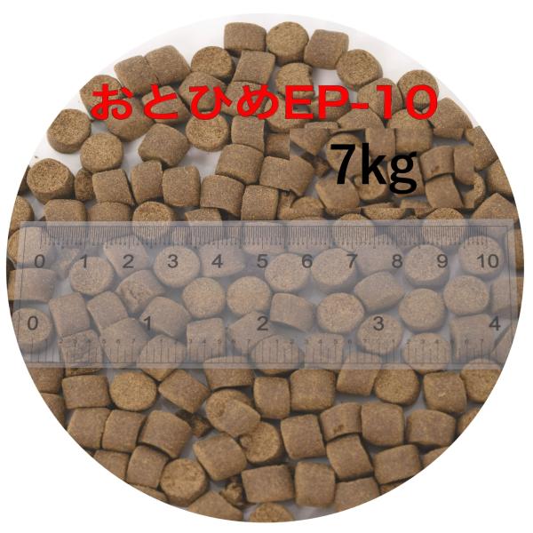 日清丸紅飼料 おとひめEP10(約8.0mm約10.0mm)  7kg(500g×14袋) 沈降性(沈下性) 金魚 アロワナ 肉食魚に