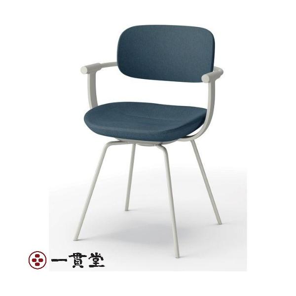 は*い様 OPENARK Vertebra Chair イトーキ 4脚セット イトーキ バーテブラ03チェア 4本回転脚 布張り CD張地 肘付 木