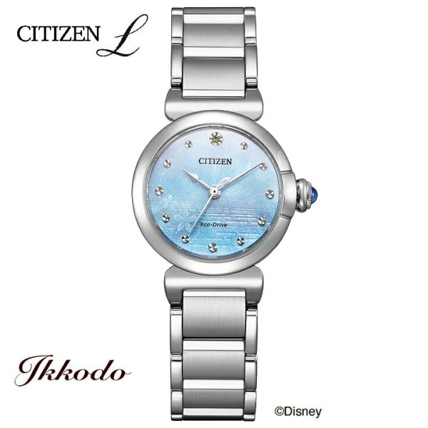 CITIZEN Disney Collection モアナと伝説の海 限定モデル300本 シチズン L エル エコ ドライブ ソーラー 26mm 正規品 レディース腕時計 EM1131-81NL