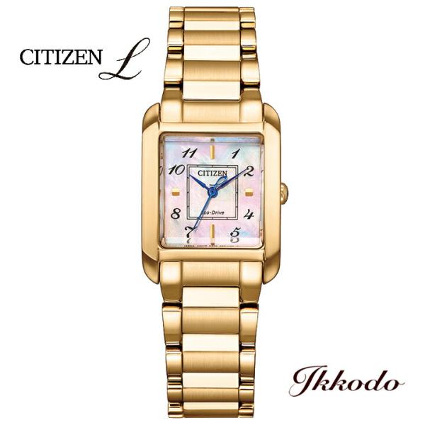 シチズンエル 腕時計 美品 レディース クオーツ ロゴ ダイヤ 1200本限定 CITIZEN L 【1年メーカー延長保証付き】 シチズン エル SQUARE