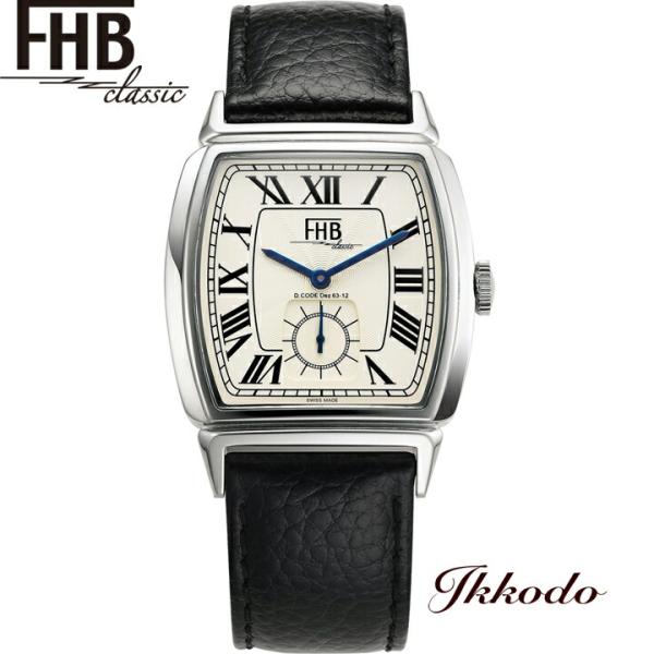 FHB エフエイチビー 正規品 ホワイトダイアル ローマン クォーツ 3気圧