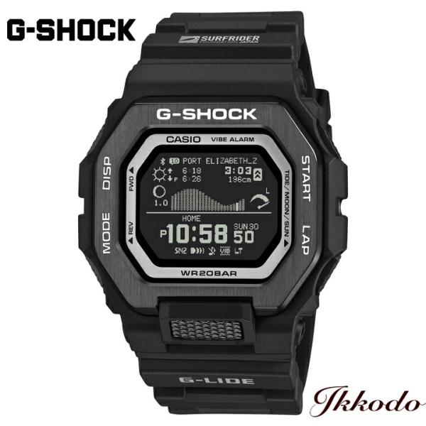 G-SHOCK Gショック カシオ G-LIDE クォーツ モバイルリンク 46.0mm 20気圧防水 国内正規品 メンズ腕時計 GBX-100SFJ-1JR  GBX100SFJ1JR