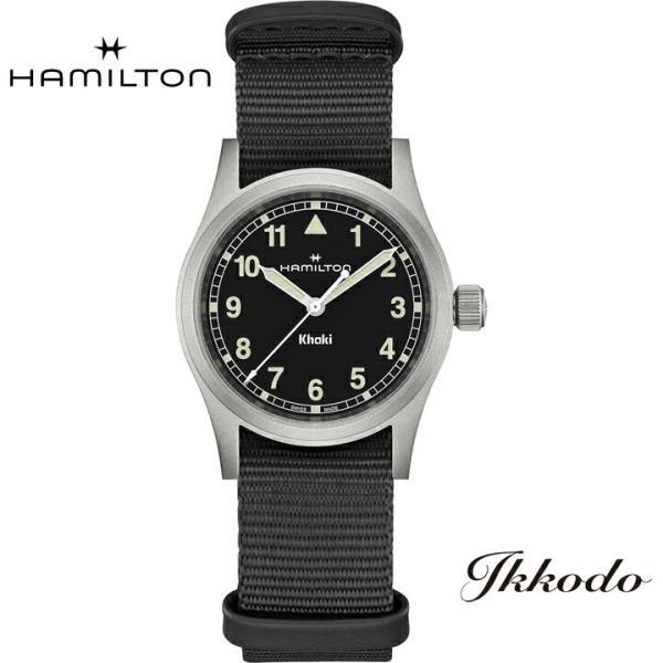 ボーナスストア＋10%【ご購入特典対象商品】ハミルトン HAMILTON カーキフィールド クォーツ 33ミリ ブラック文字盤 正規品 腕時計 H69301430