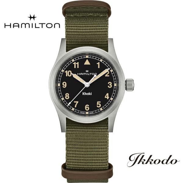 ボーナスストア＋10%【ご購入特典対象商品】ハミルトン HAMILTON カーキフィールド クォーツ 33ミリ ブラック文字盤 正規品 腕時計 H69301930