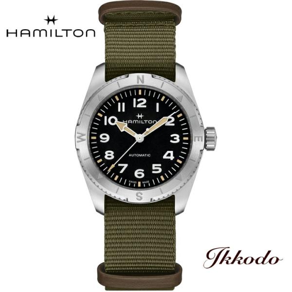 週末値引き中♪HAMILTON カーキエクスペディション37㎜自動巻き腕時計