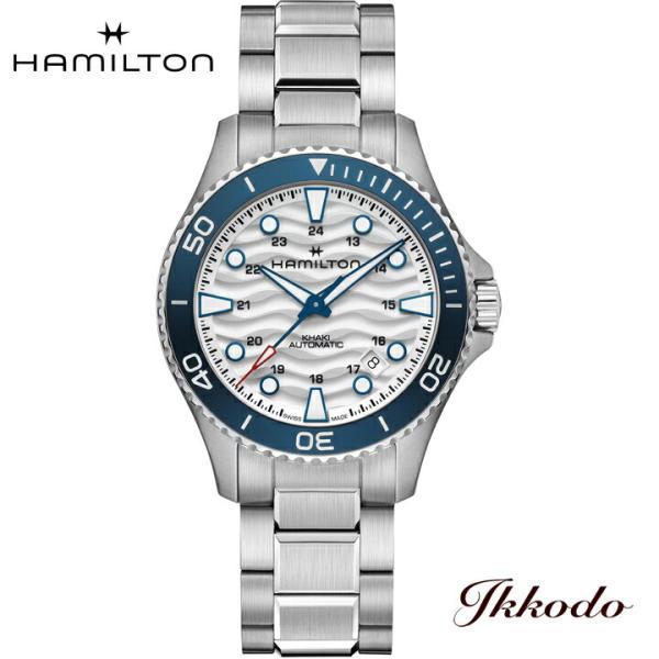 ボーナスストア＋10%【ご購入特典対象商品】ハミルトン HAMILTON カーキ ネイビースキューバ オート 40ミリ 正規品 2年保証 ウォッチ 腕時計 H82425110