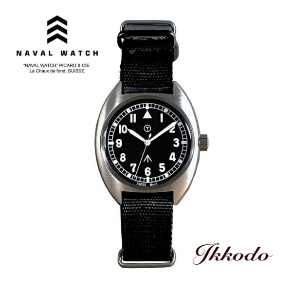 ナバルウォッチ Naval Watch ミリタリー military Royal Air Force type 38×47mm 正規品 メンズ腕時計 Mil.-02A【Mil02A】