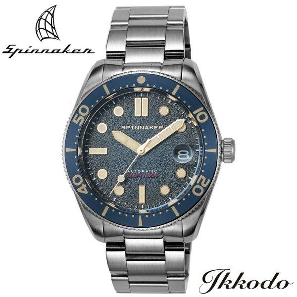 【美品】スピニカー　クロフト　自動巻き　ダイバーズウォッチ 新品未使用品 スピニカー クロフト ブルー ダイバー 自動巻き