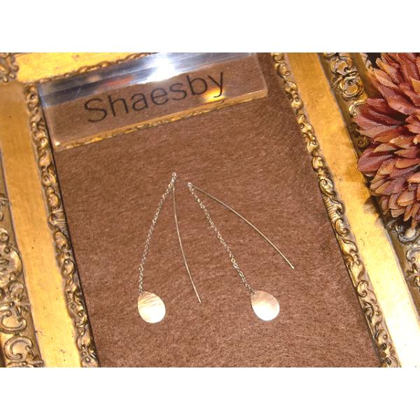 shaesby シェイスビー k14 スクエア ピアス WG shaesby シェイスビー