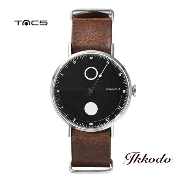 ボーナスストア＋10% タックス TACS デイアンドナイト DAY&amp;NIGHT 41ミリ ブラック文字盤 正規品 腕時計 TS1602F