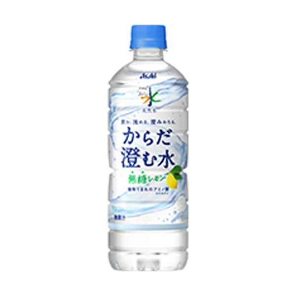 アサヒ飲料 おいしい水天然水 からだ澄む水 P600ml×24本