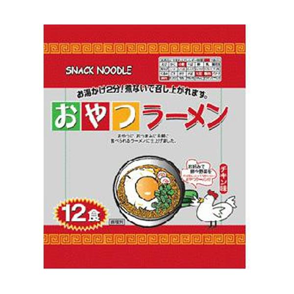 三菱食品 S&V おやつラーメンチキン味 12食×12入