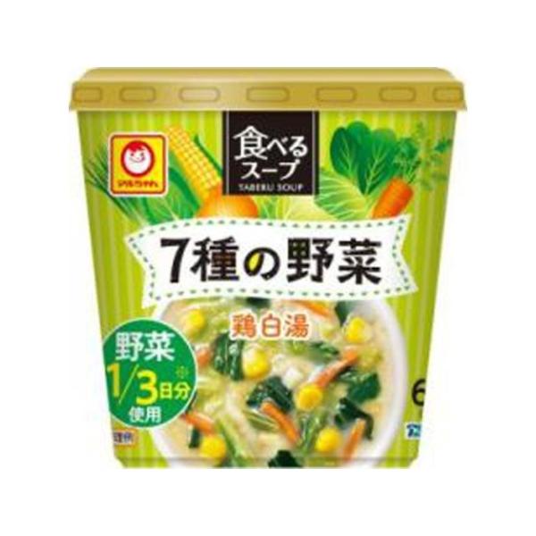 東洋水産 マルちゃん 7種野菜スープ 鶏白湯 6個