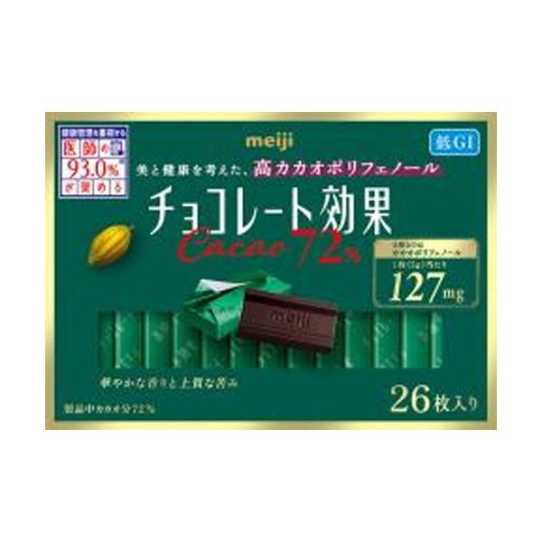 明治 チョコレート効果 カカオ72% 26枚×6個