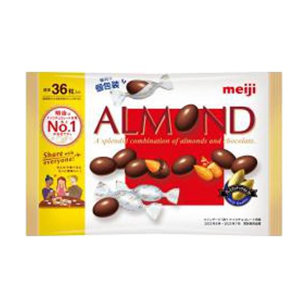 明治（meiji） アーモンドチョコレート ビッグパック 151g×18袋 : お