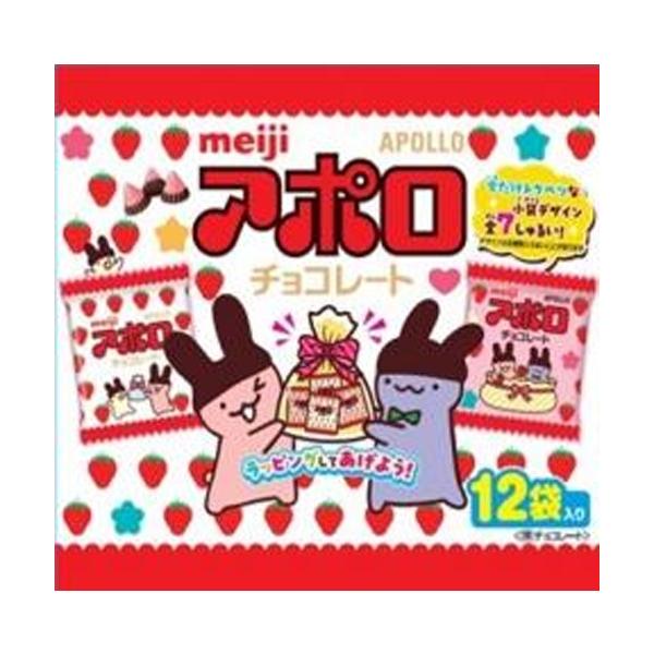 あぽろ商品 アポロ（明治） 明治 アポロ 12袋×18袋 : お菓子と食品のいっこもん