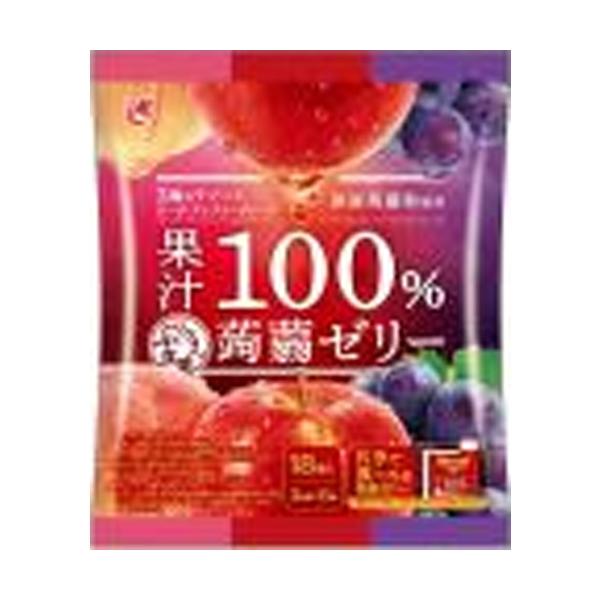 エースベーカリー 果汁100%蒟蒻ゼリー 18個×16袋 : お菓子と食品の
