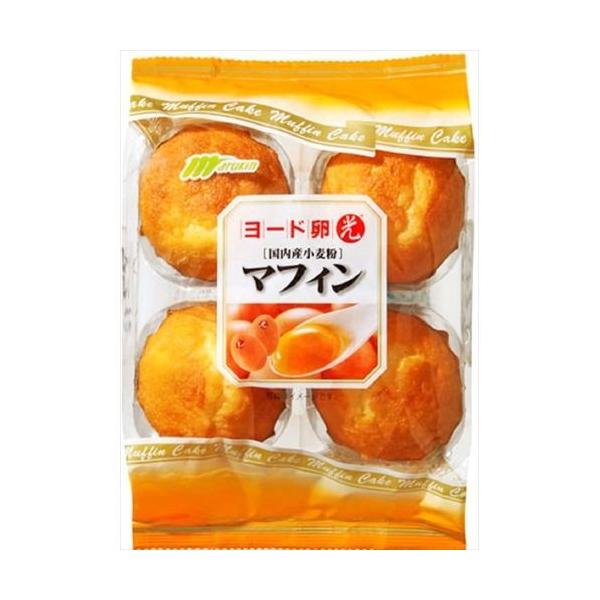 ヨード卵光と国内産小麦粉を１００％使用したマフィンケーキです<br />